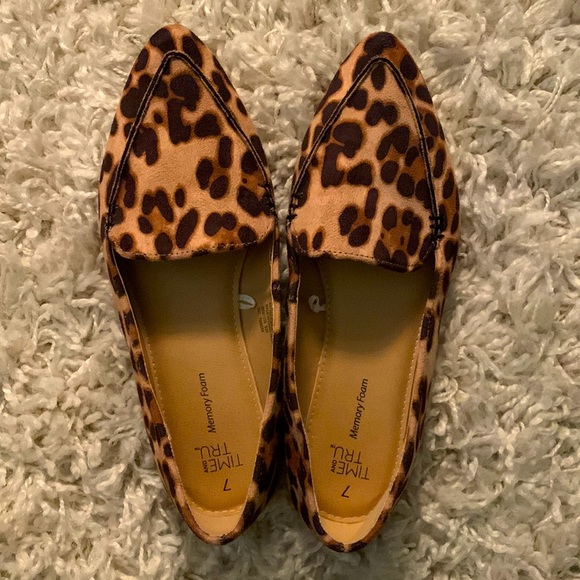 Time and Tru Shoes - Leopard Print Flats
